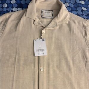 Elegant Cream Button Down Shirt